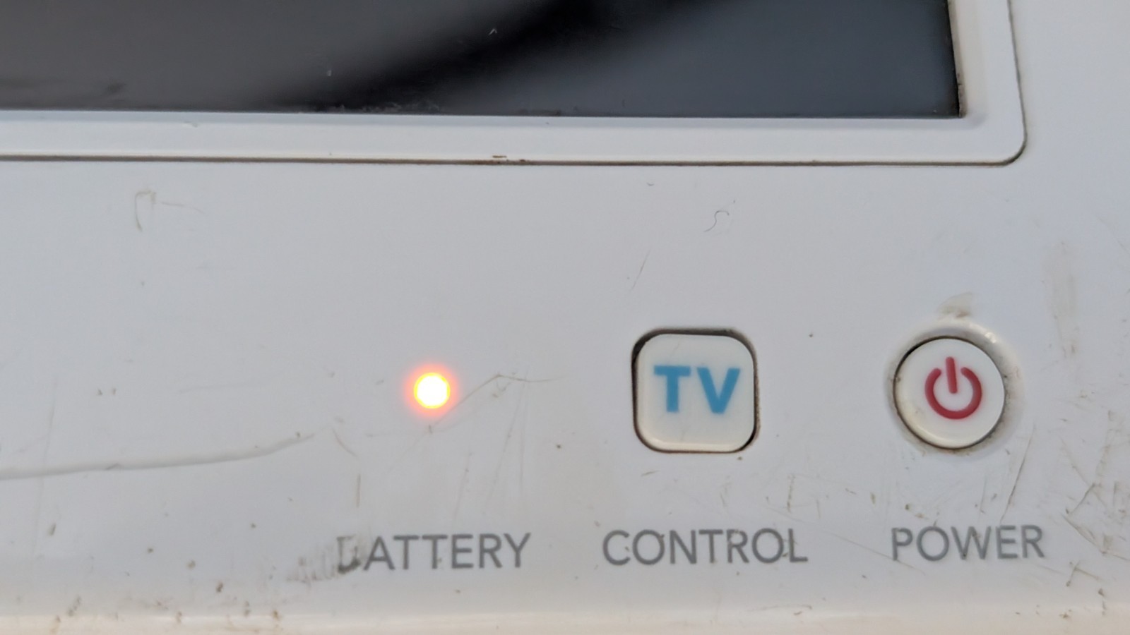 Nintendo Wii U White Gamepad Controller Only – No Battery – For Parts Or Repair