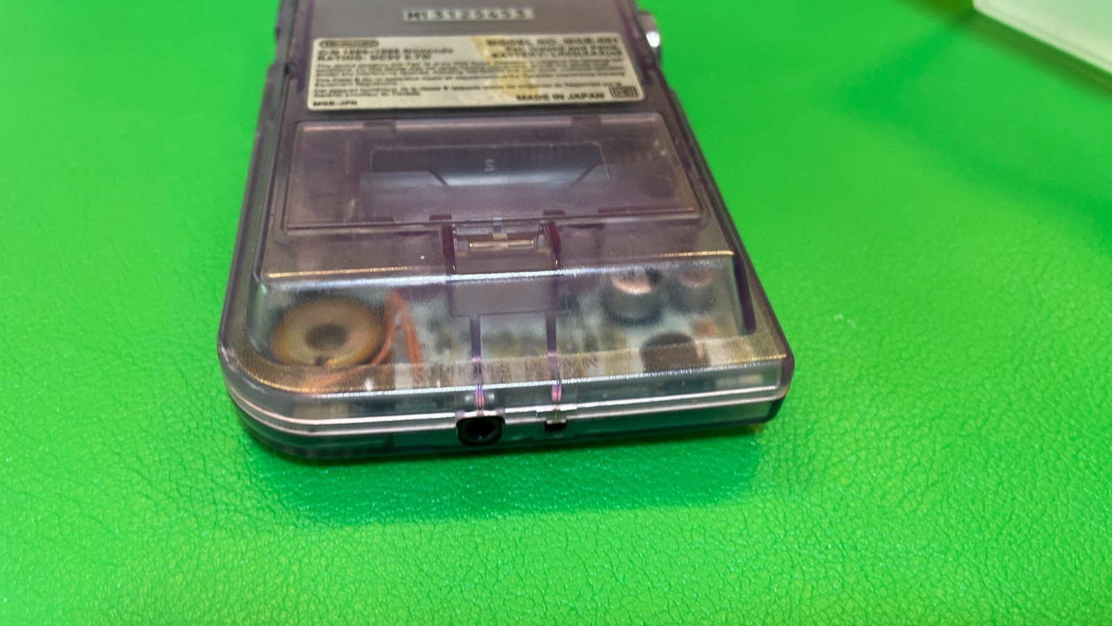 Nintendo GameBoy Pocket Handheld Console Atomic Purple Clear e164