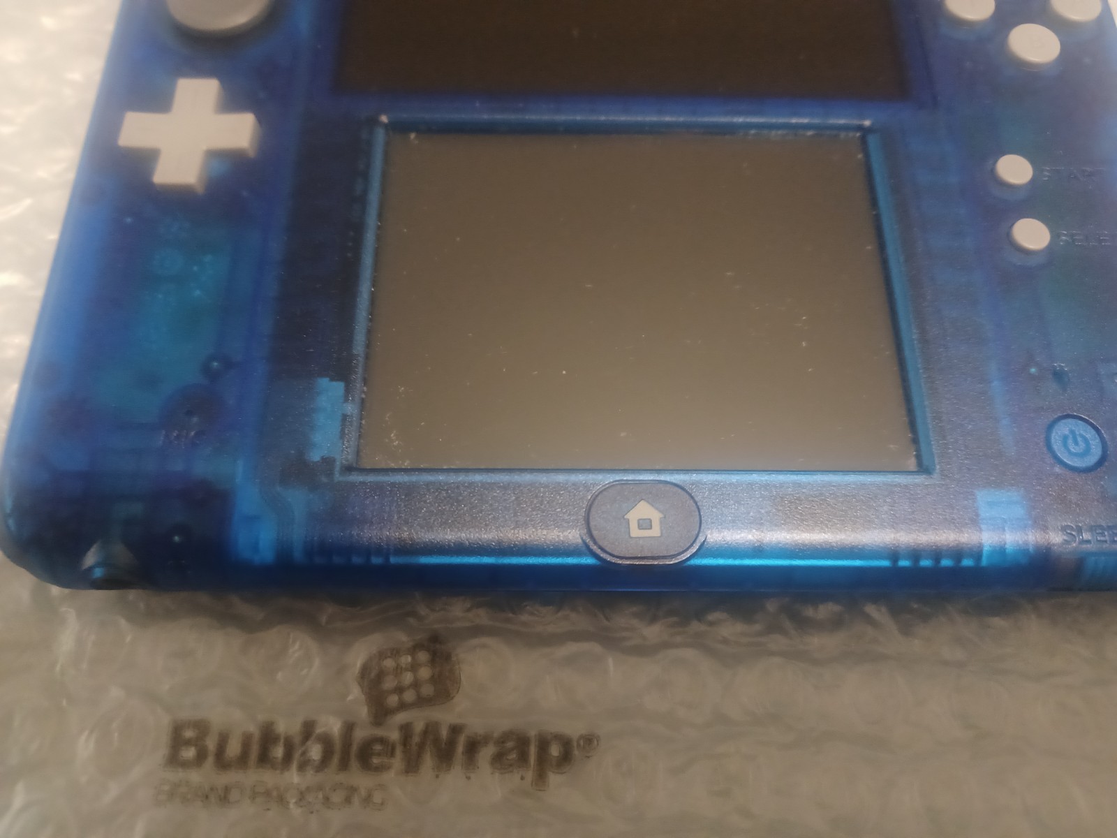 Nintendo 2DS Transparent Blue in box working