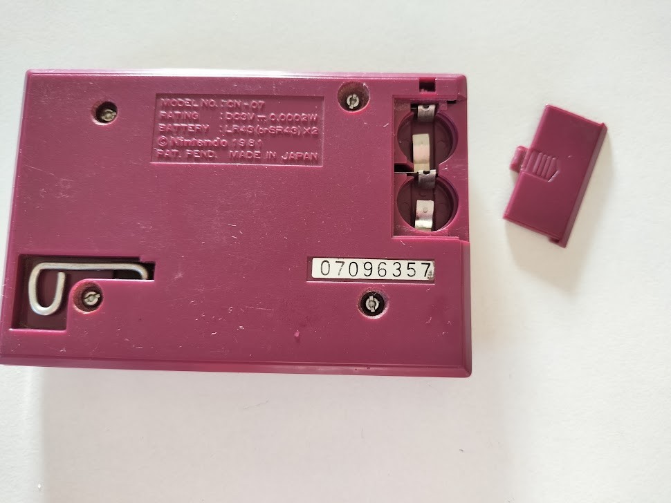Nintendo Helmet CN-07 LSI game Game and Watch Used Free Shipping from Japan