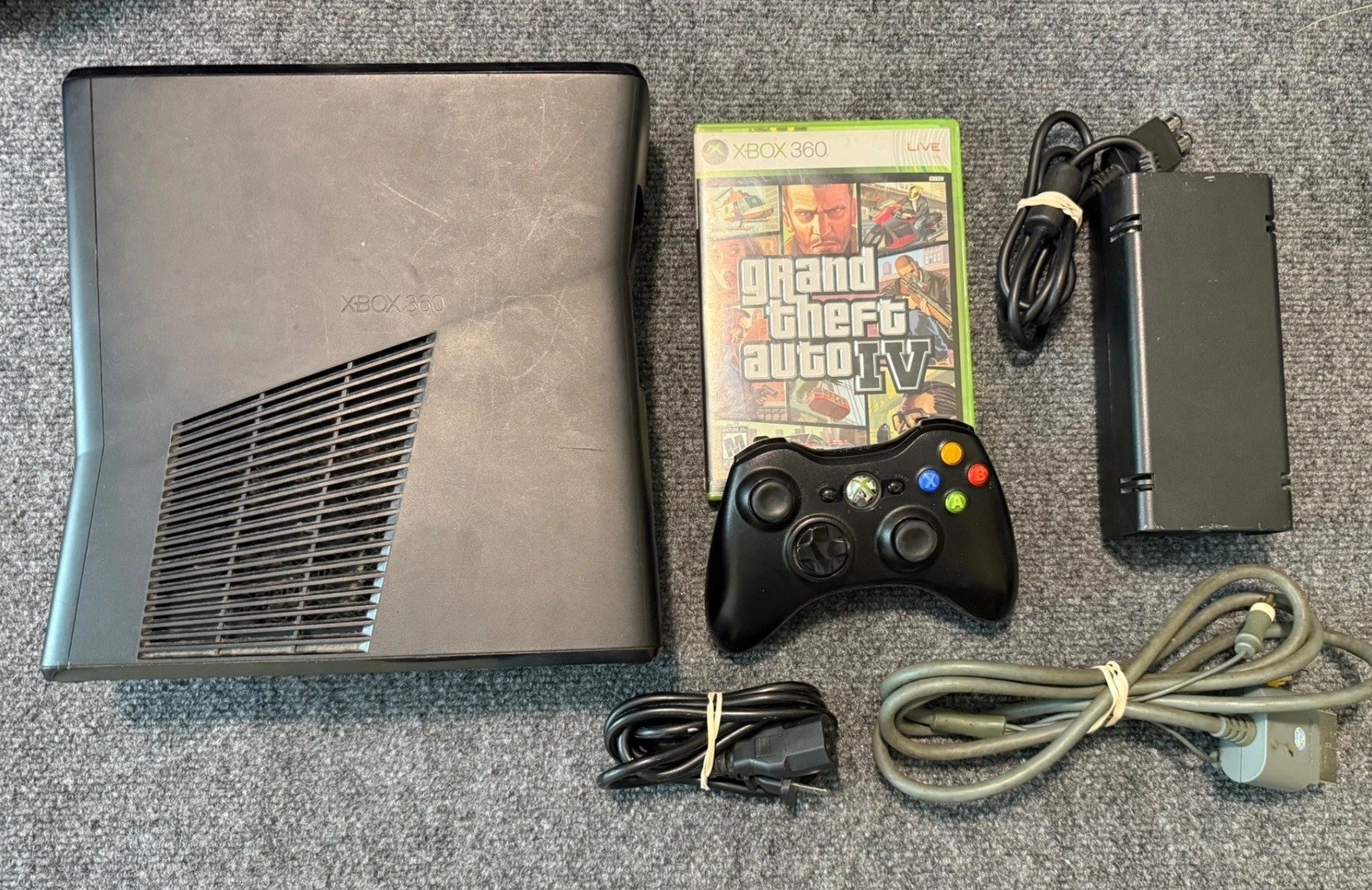 Microsoft Xbox 360 S 250GB Console Black Model 1439 Tested