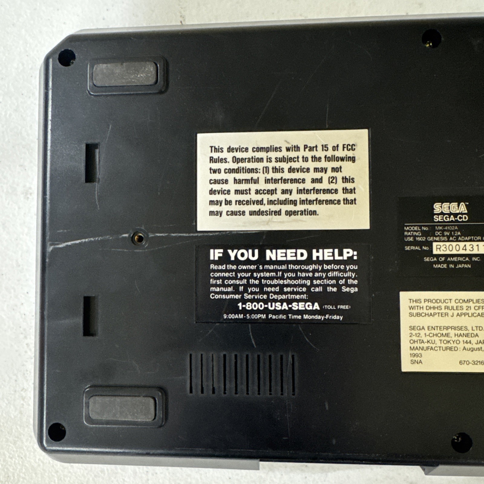 Sega CD Model 2 Genesis Model 2 Console for Parts/Repair Lot Of 2