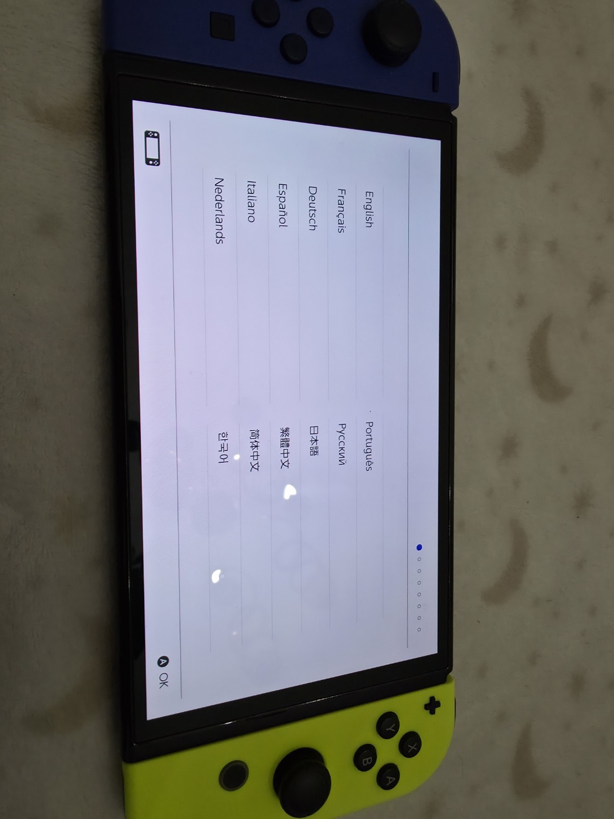 Nintendo Switch OLED 64GB Console Green/blue HEG-001 CLEAN MINT!