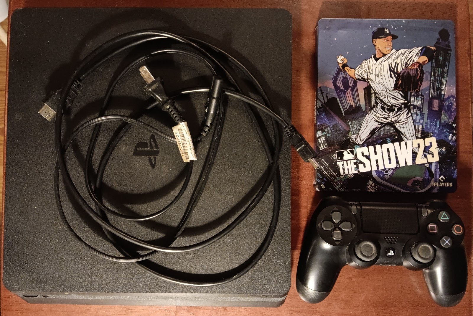 PlayStation 4 Slim Edition 1000 GB Console w/ Controller & The Show23 – Tested