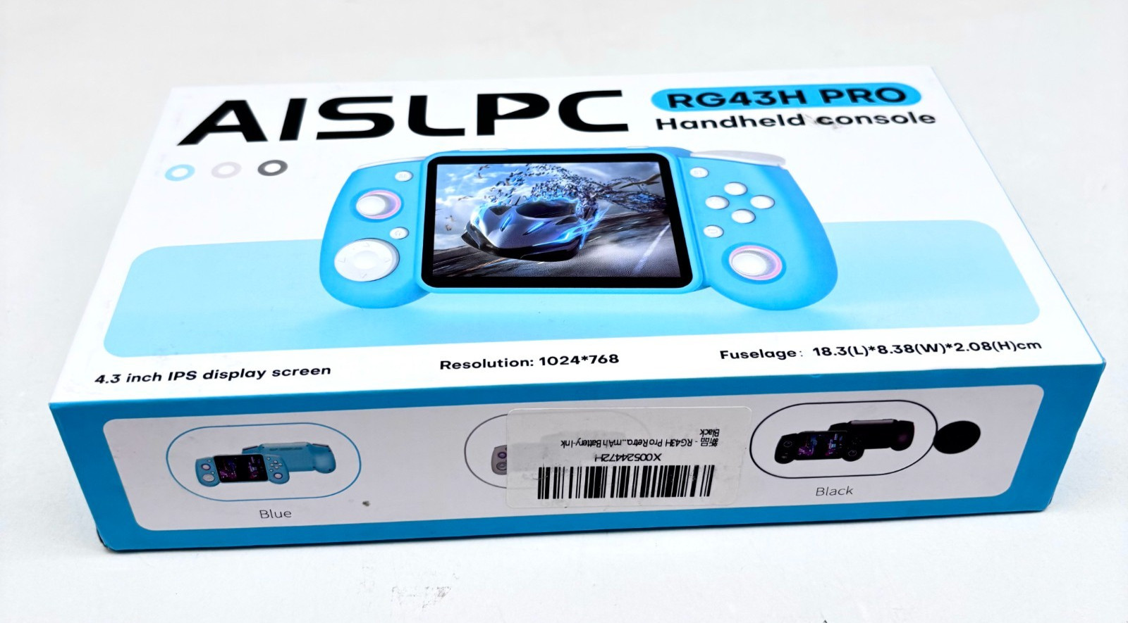 AISLPC RG43H Pro Handheld Game Console with 4.3-inch IPS Display Open Box