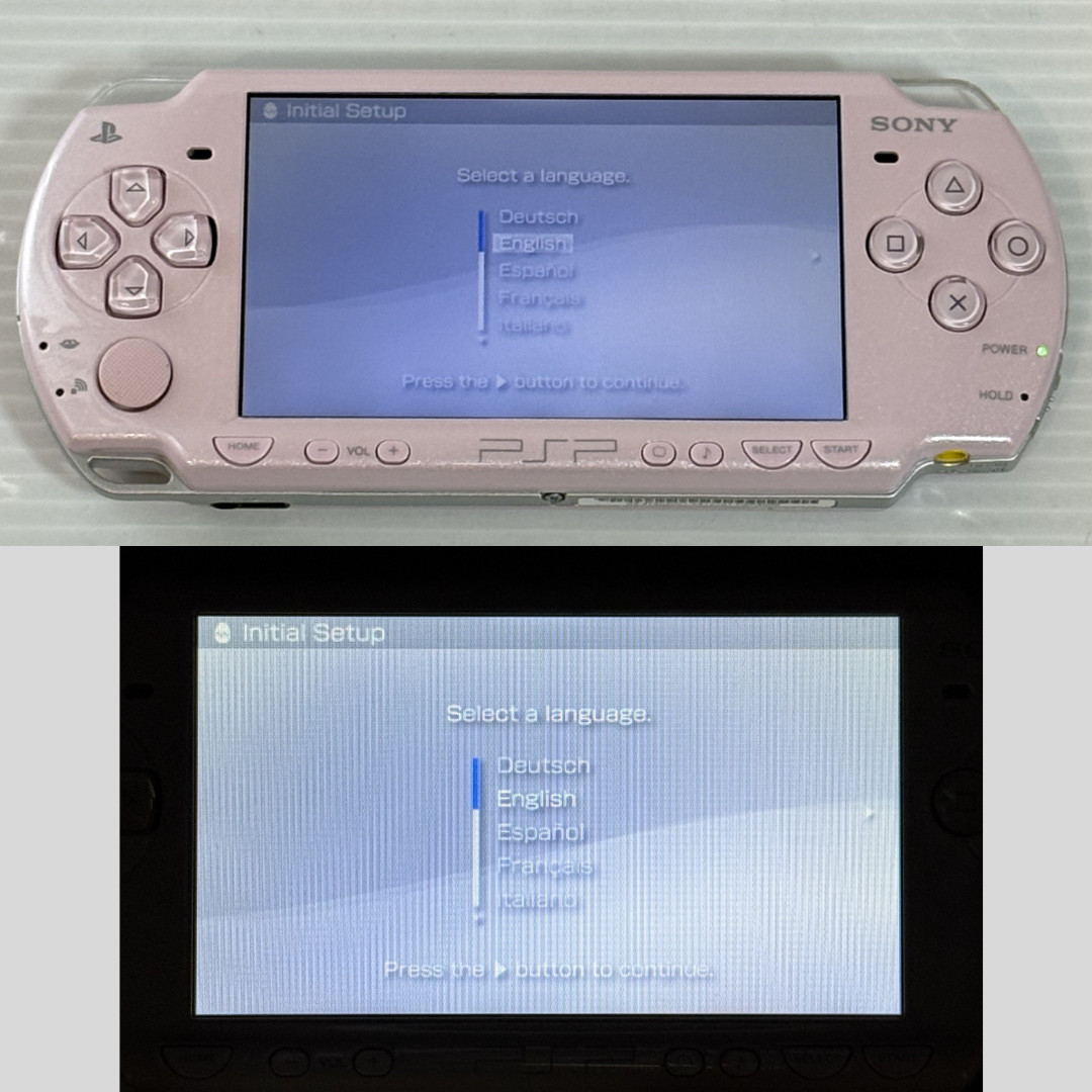 Sony PSP-2000 PSP 2000 Console Rose Pink in box Region free w/32MB memory – Mint