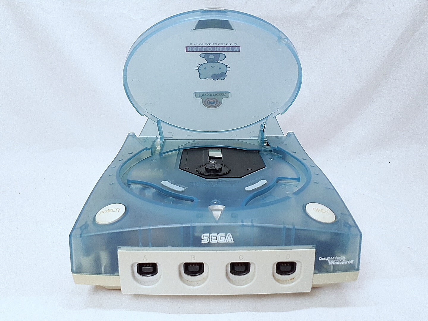 Sega Dreamcast console Hello Kitty Blue set New Battery HKT-3000 NTSC-J Tested
