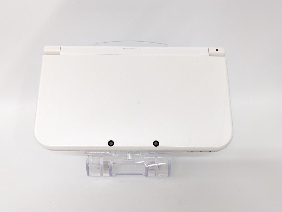 B79 Nintendo new 3DS LL XL console Pearl White w/adapter fx