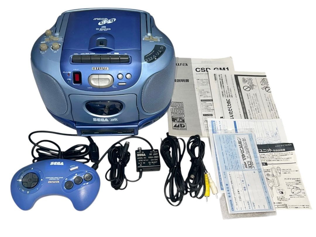 Aiwa Mega CD radio cassette player Sega Mega Drive AIWA CSD-GM1 2502-10
