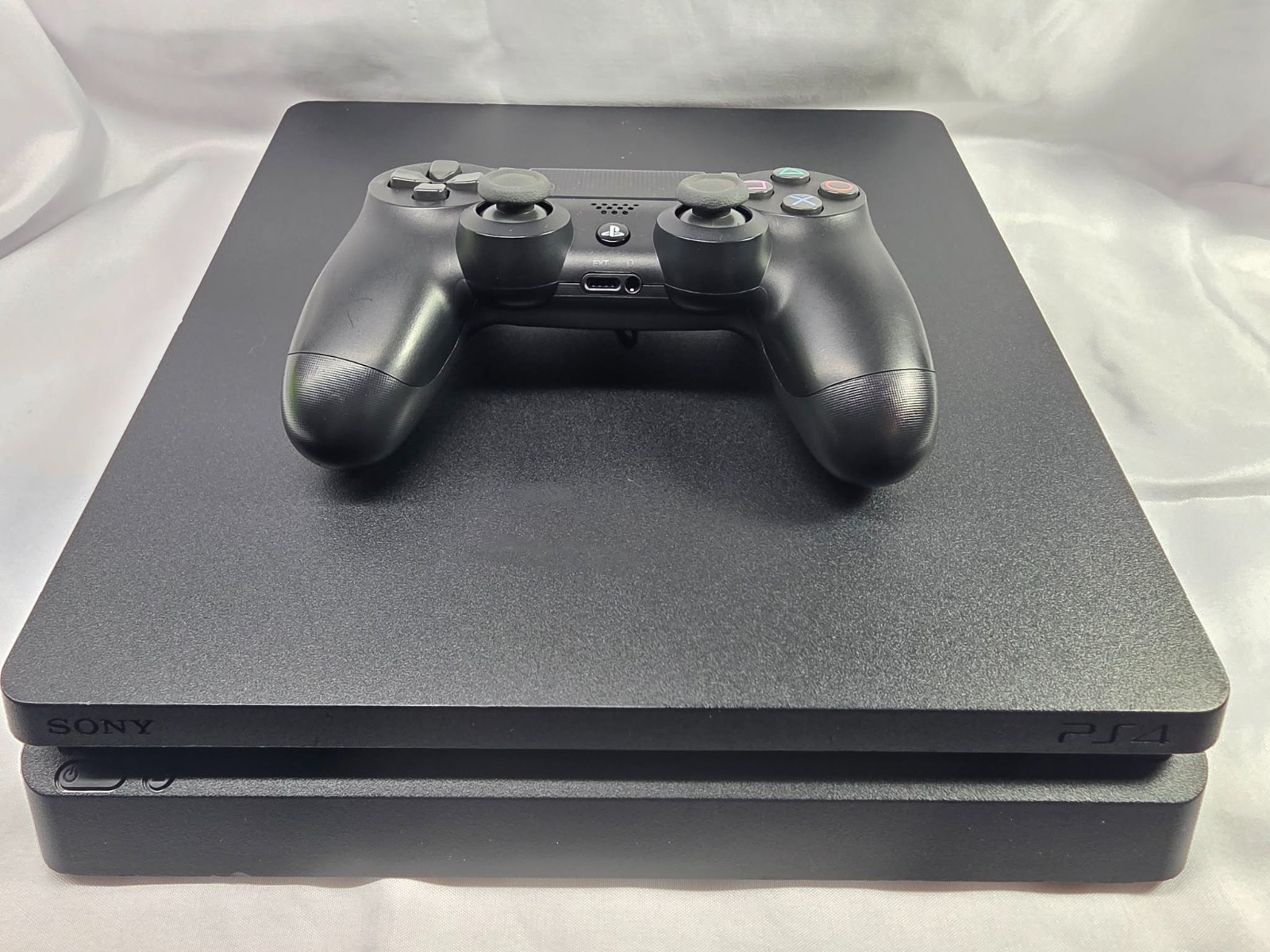 Sony PlayStation 4 Slim 500GB Gaming Console with Controller – Black