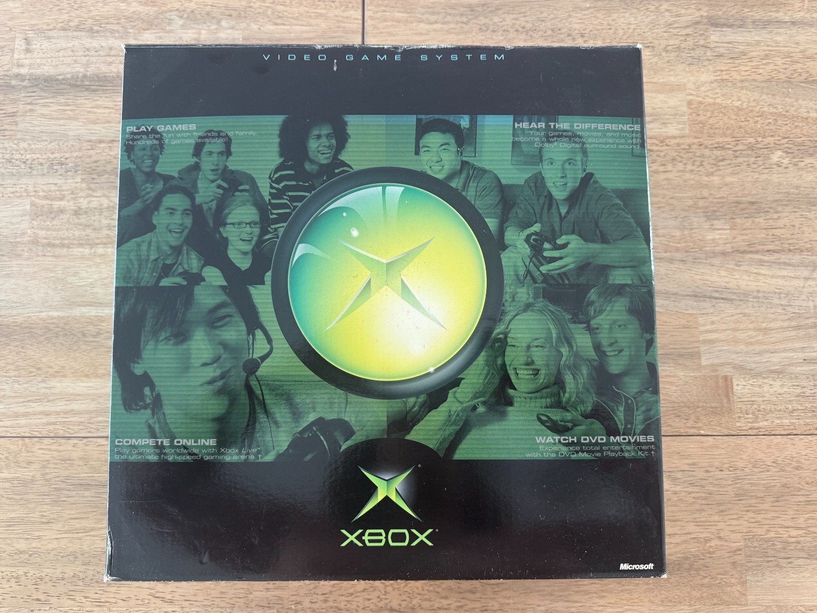 Original Microsoft XBox Complete System in Sale Box