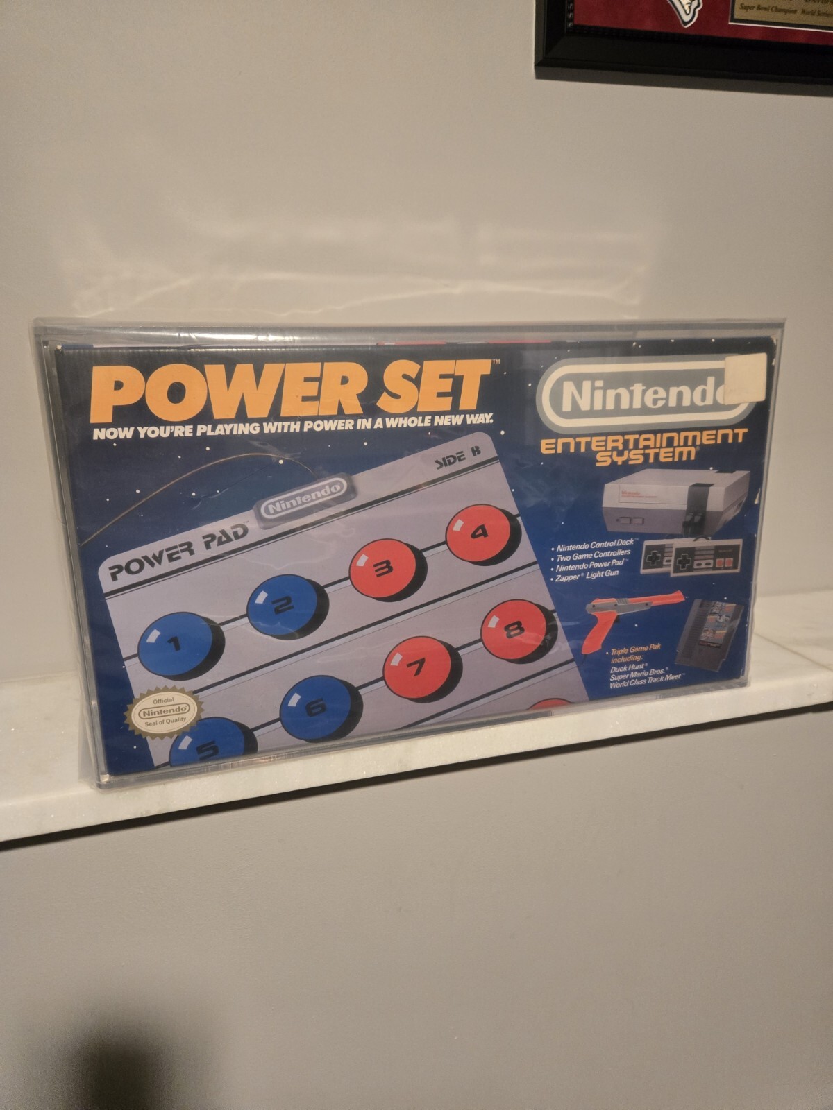 1980s NINTENDO Entertainment System NES Power Set Complete New Unused GRADED 80+