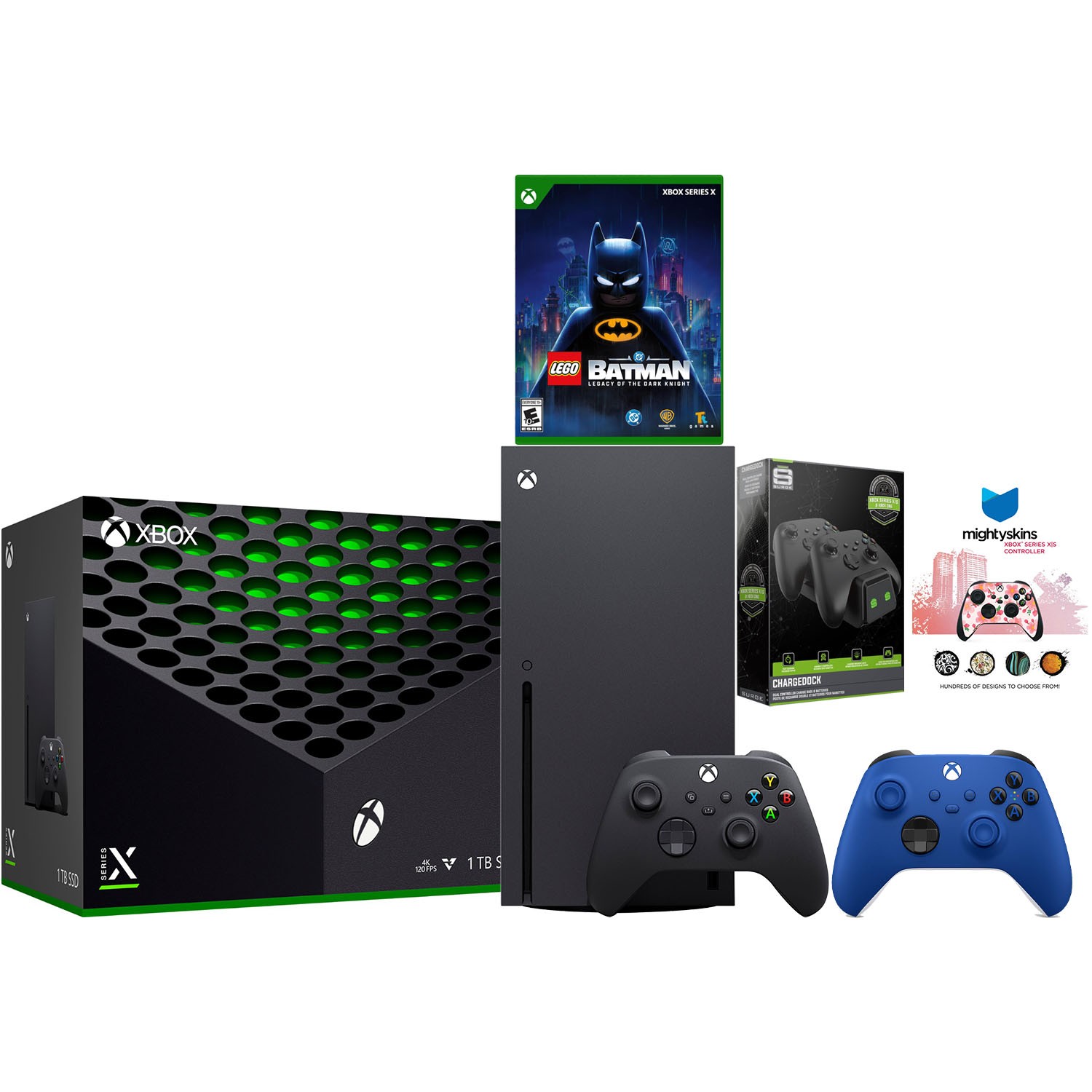 Xbox Series X 1TB Disc + Extra Controller + LEGO Batman – Shock Blue
