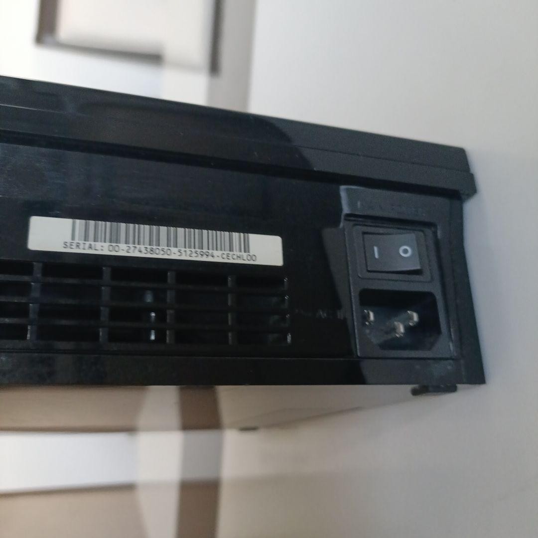 PlayStation 3 console, black, model CECHL00, junk item.