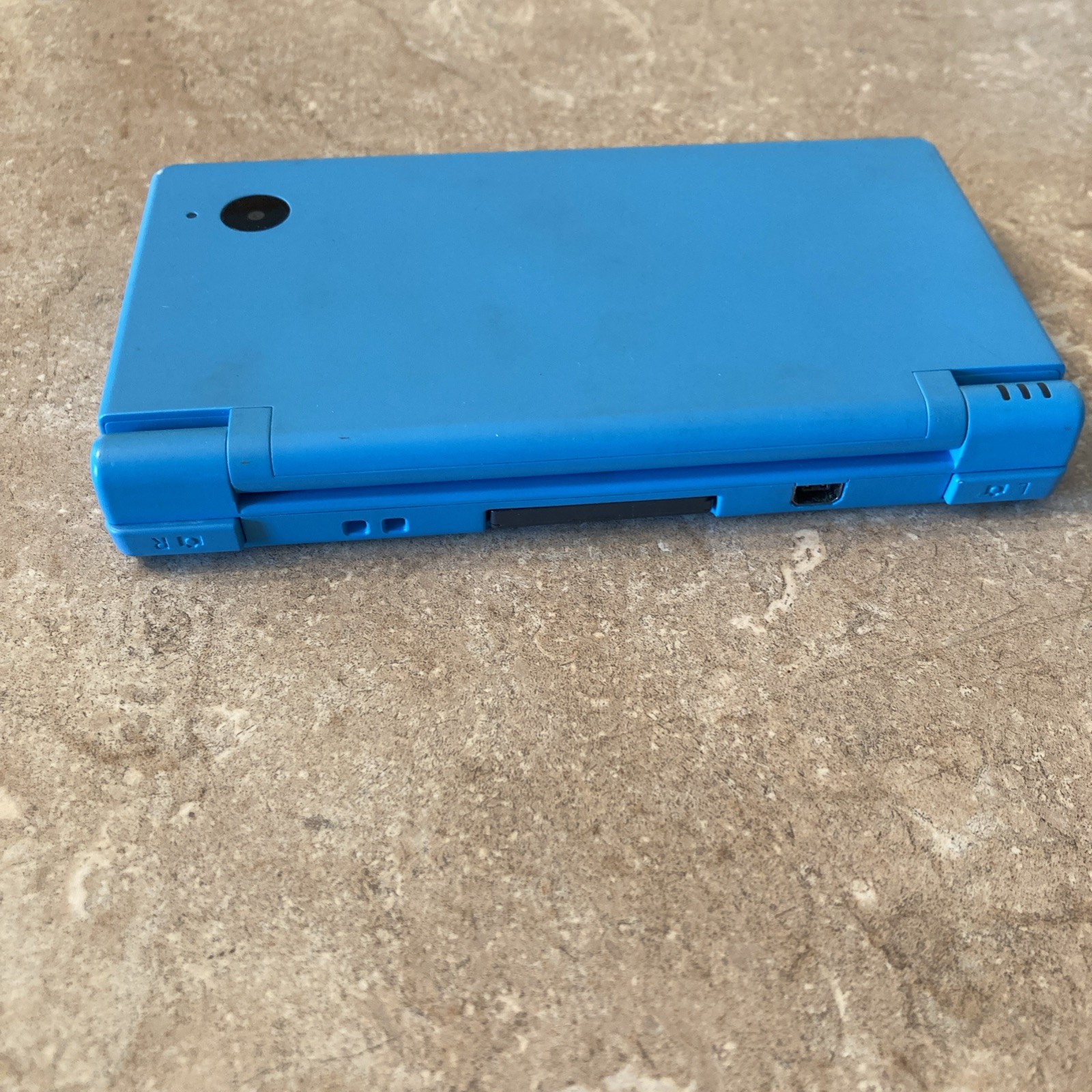 Nintendo DSi Light Blue Handheld Console Game System W/Sims Game Good Condition