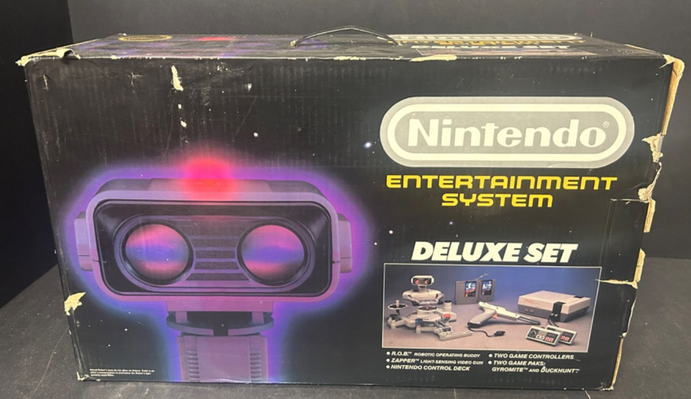 Nintendo Deluxe Set with ROB the Robot in original box