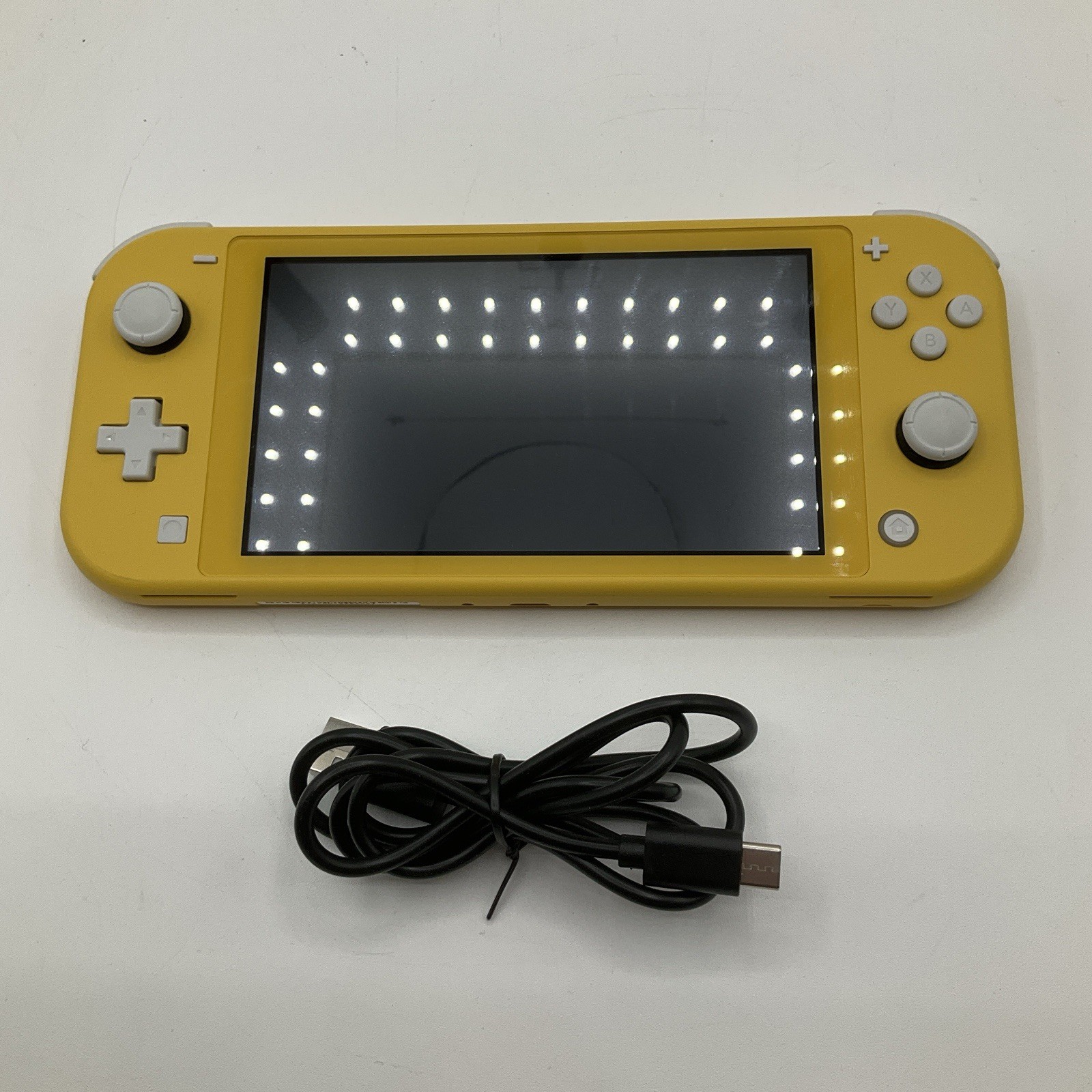 Nintendo Switch Lite Yellow HDH-001 Handheld Console With USB-C Charging Cable