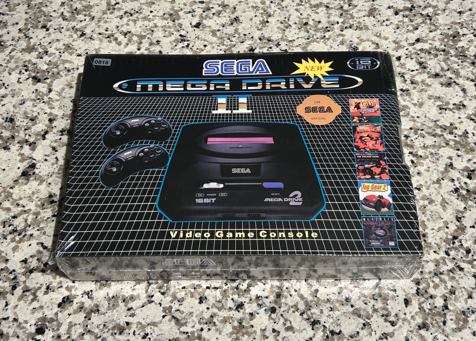 Sega Mega Drive II 2 Black Console Brand New & Sealed