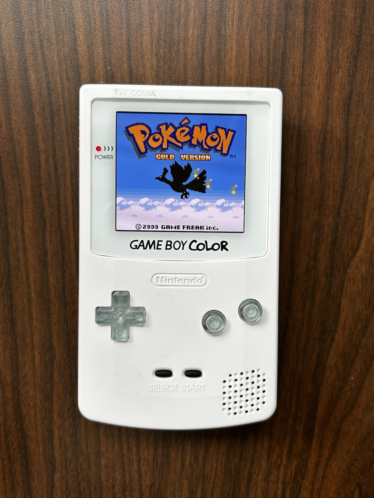 white Nintendo Gameboy Color OLED AMOLED Consoles Touch Screen- FAST SHIPPING