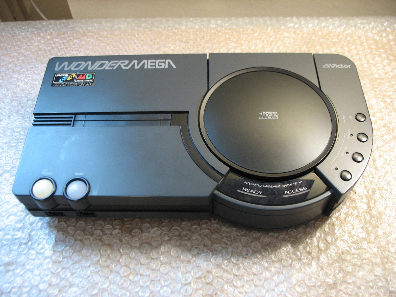 VICTOR WONDERMEGA RG-M1 CONSOLE MEGA CD MEGADRIVE JAP IMPORT!