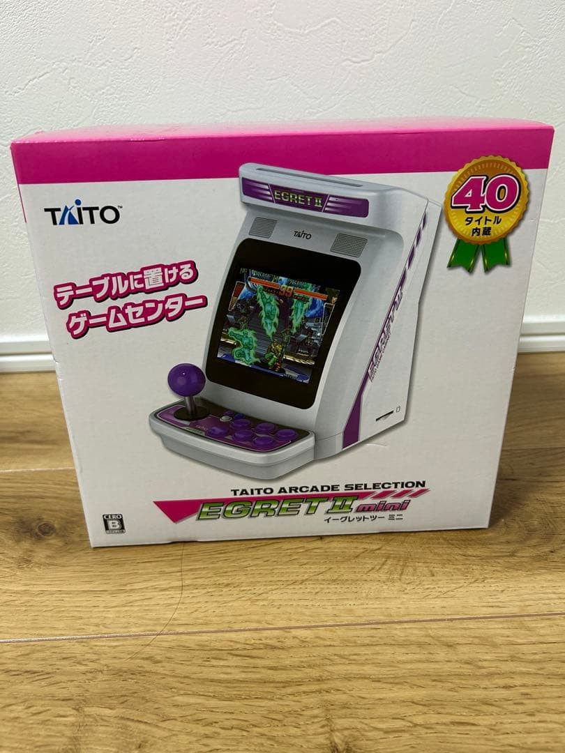 EGRET II mini TAITO Tabletop Game Console TAS-H-001 40 Game Titles Japan NEW