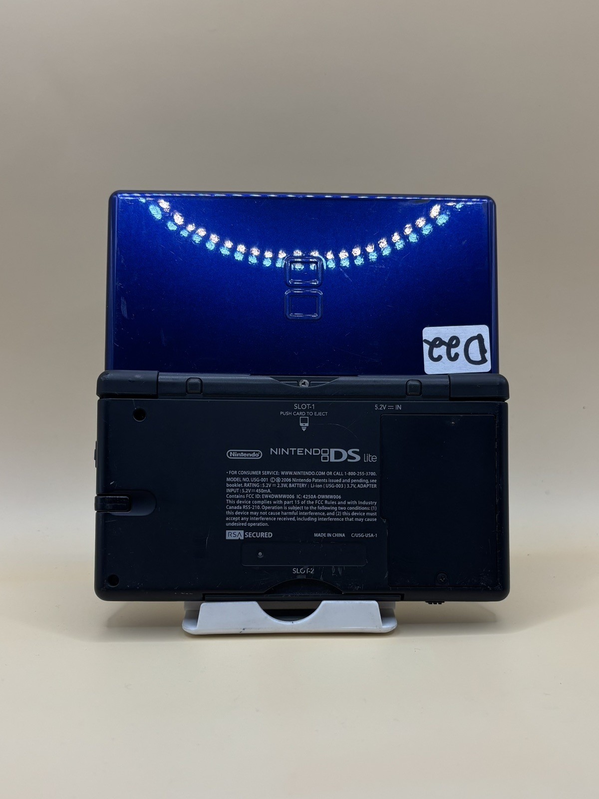 Nintendo DS Lite – Cobalt/Black (D22) READ DESCRIPTION