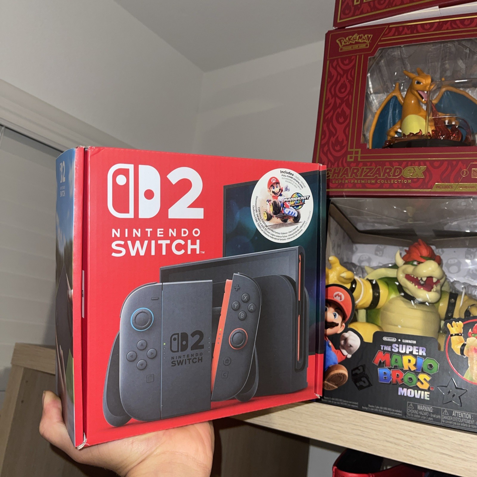 Nintendo Switch 2 Mario Kart World + 12 Month Membership IN HAND SHIP FAST