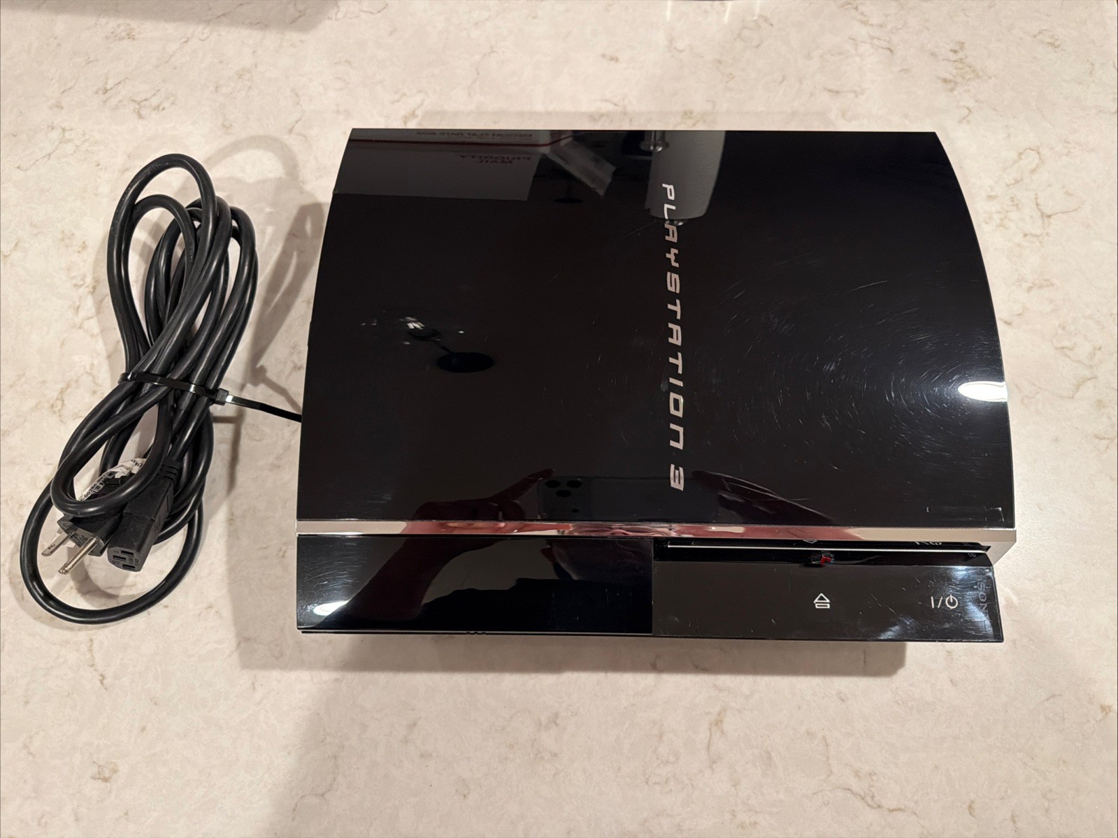 Sony PlayStation 3 PS3 CECHA01 60GB Black Console Only Backwards Compatible PS1!