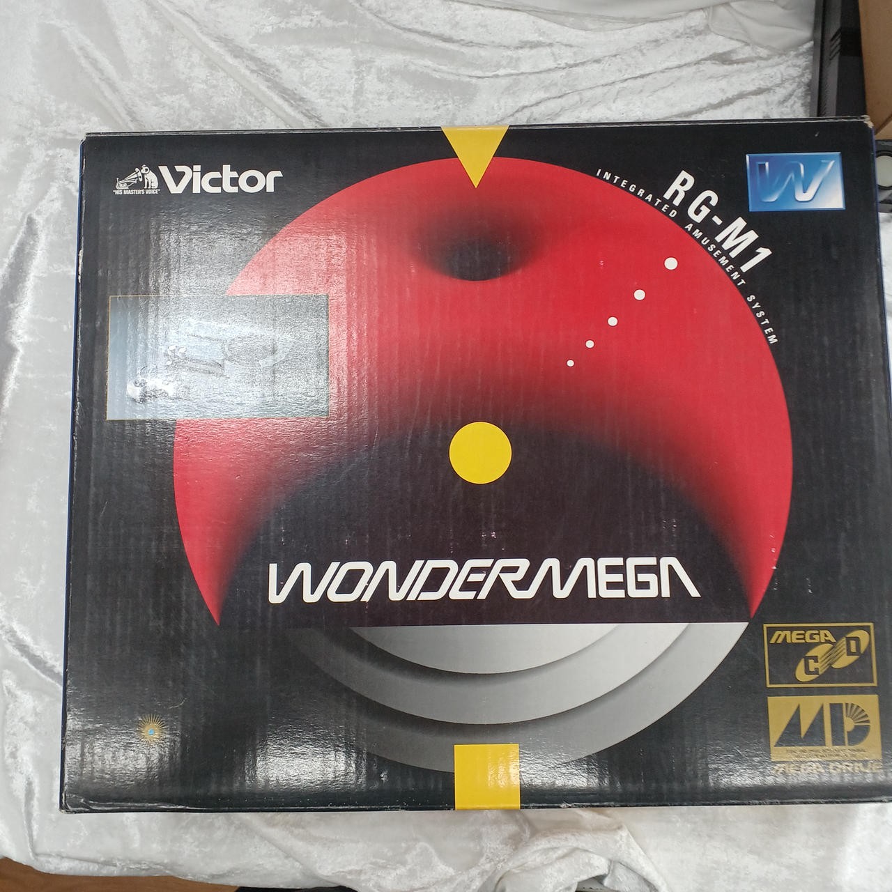 VICTOR Wonder Mega RG-M1 Sega Mega Drive CD Combo Console Japan Karaoke MIDI