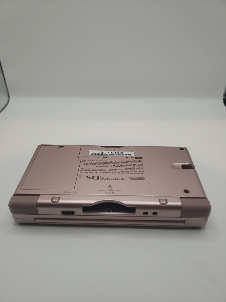 Nintendo DS Lite Pink Console Pink Tested / Mario Cart / 2 Chargers And Bag