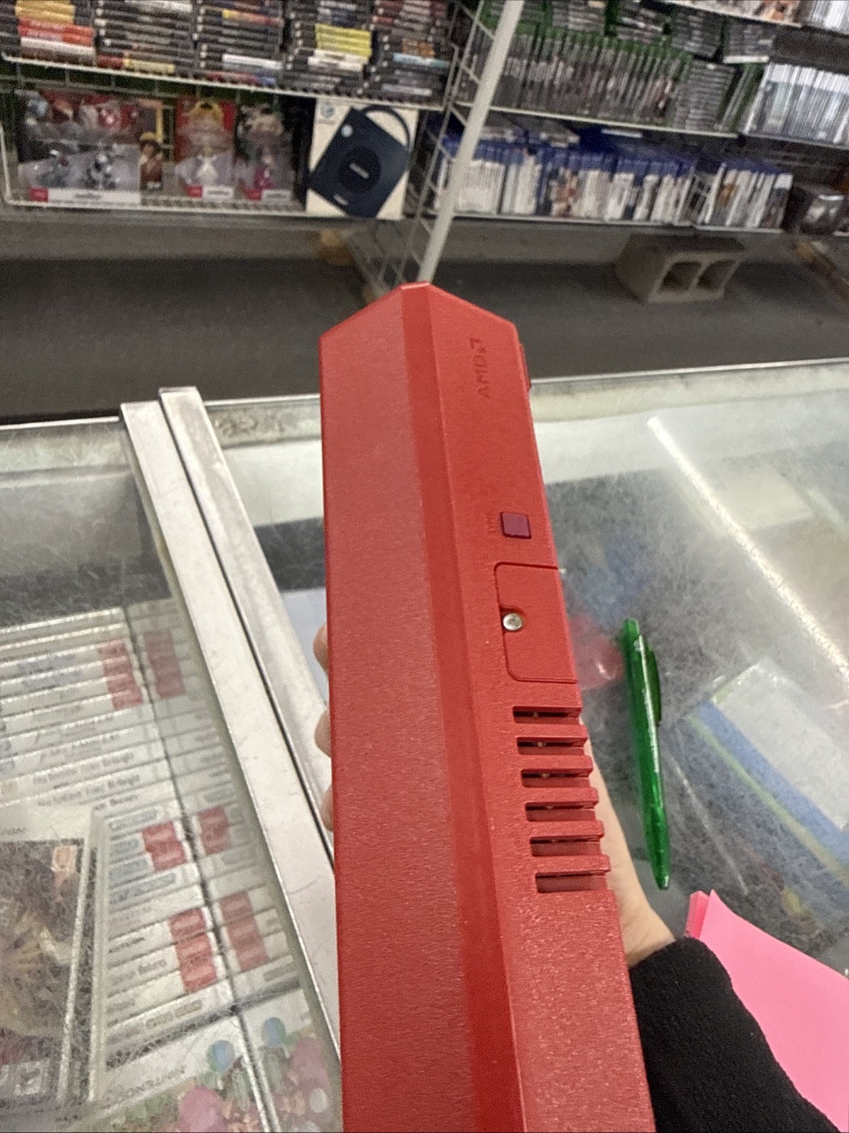 Nintendo Wii Official System Console Only Red/Black NTSC RVL-201(USA) Tested!!