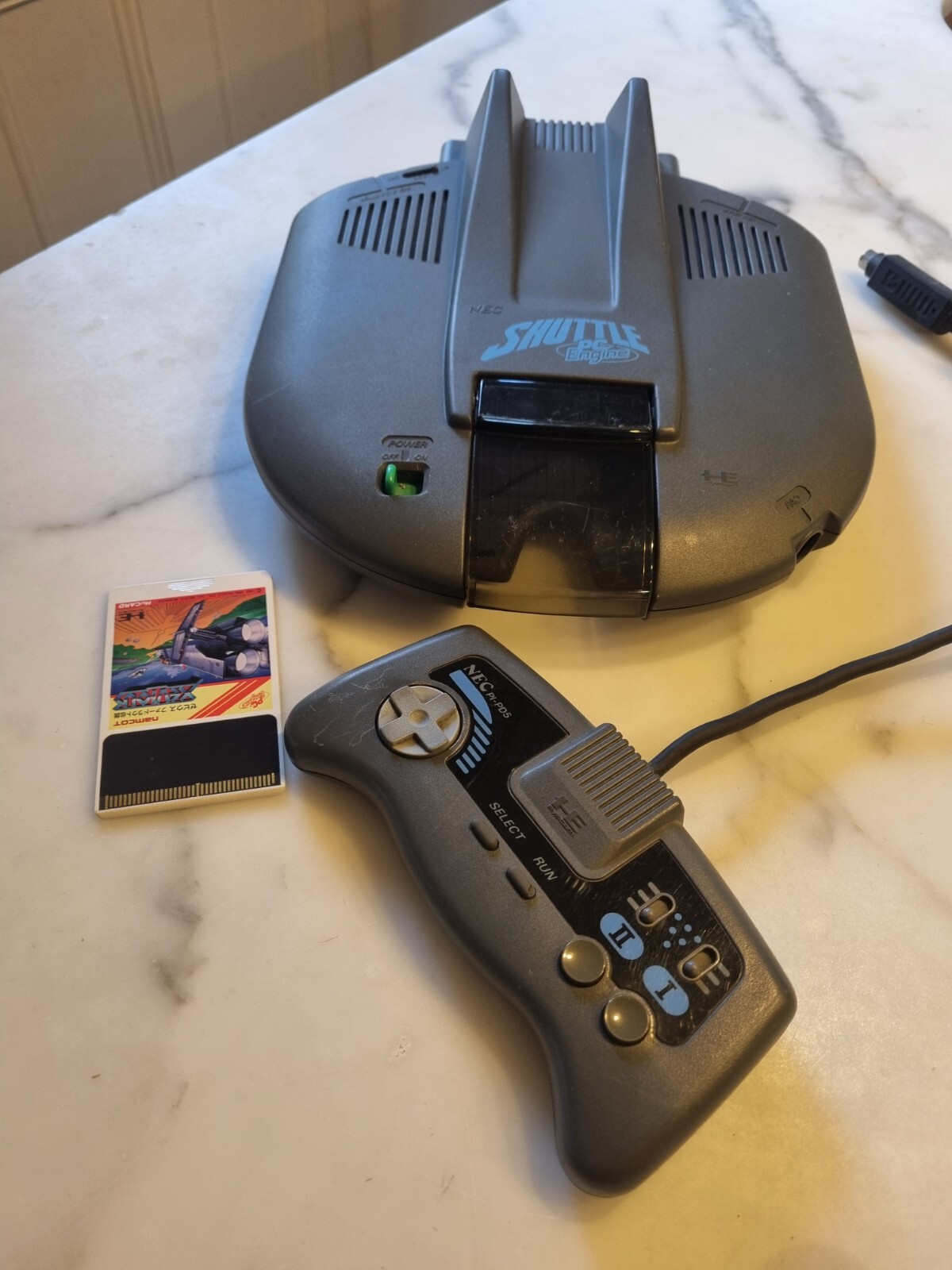 NEC PC Engine Shuttle PI-TG2 Console System with Controller Tested