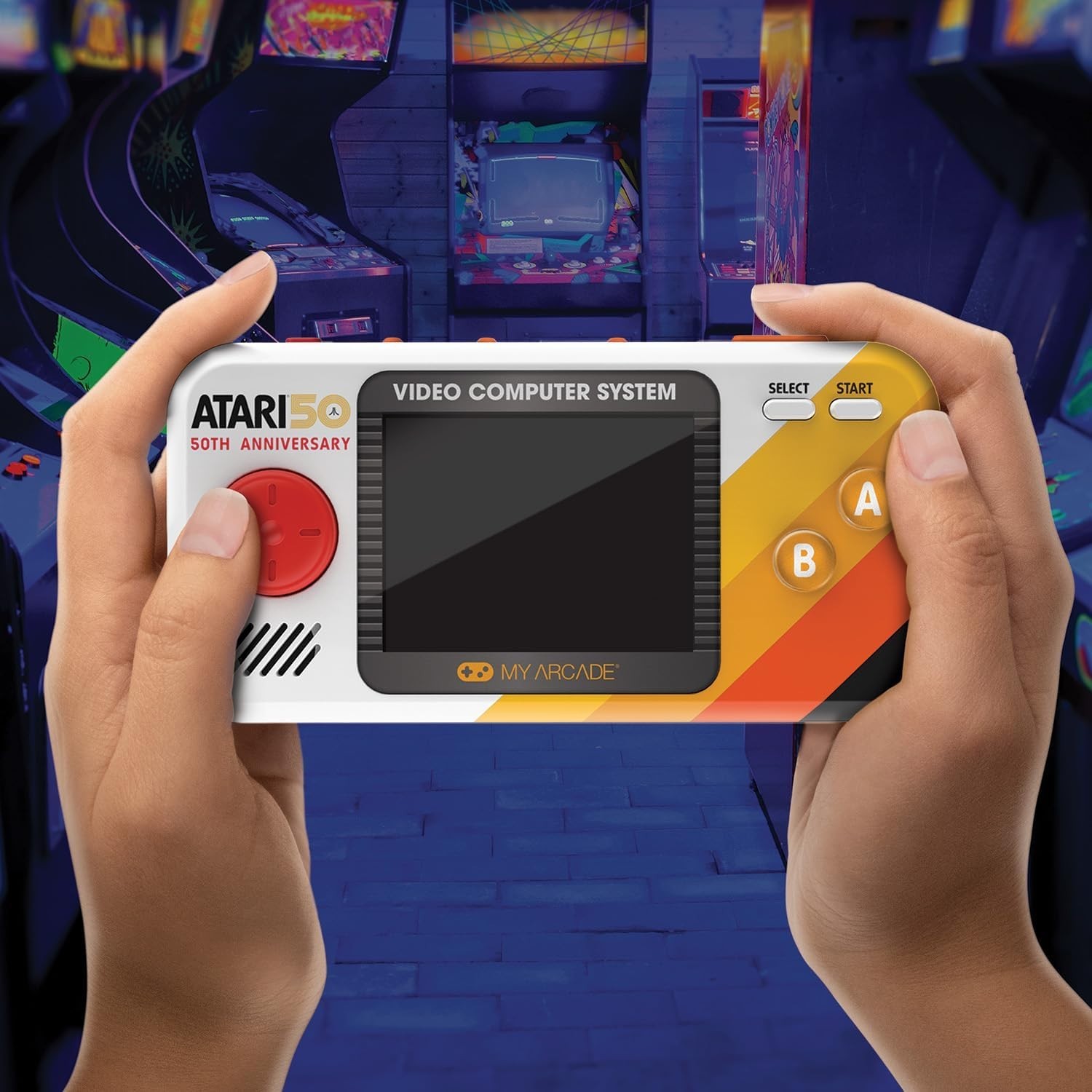 100 Classic Atari Games in One: Handheld Video Console with 2.75” Color Display