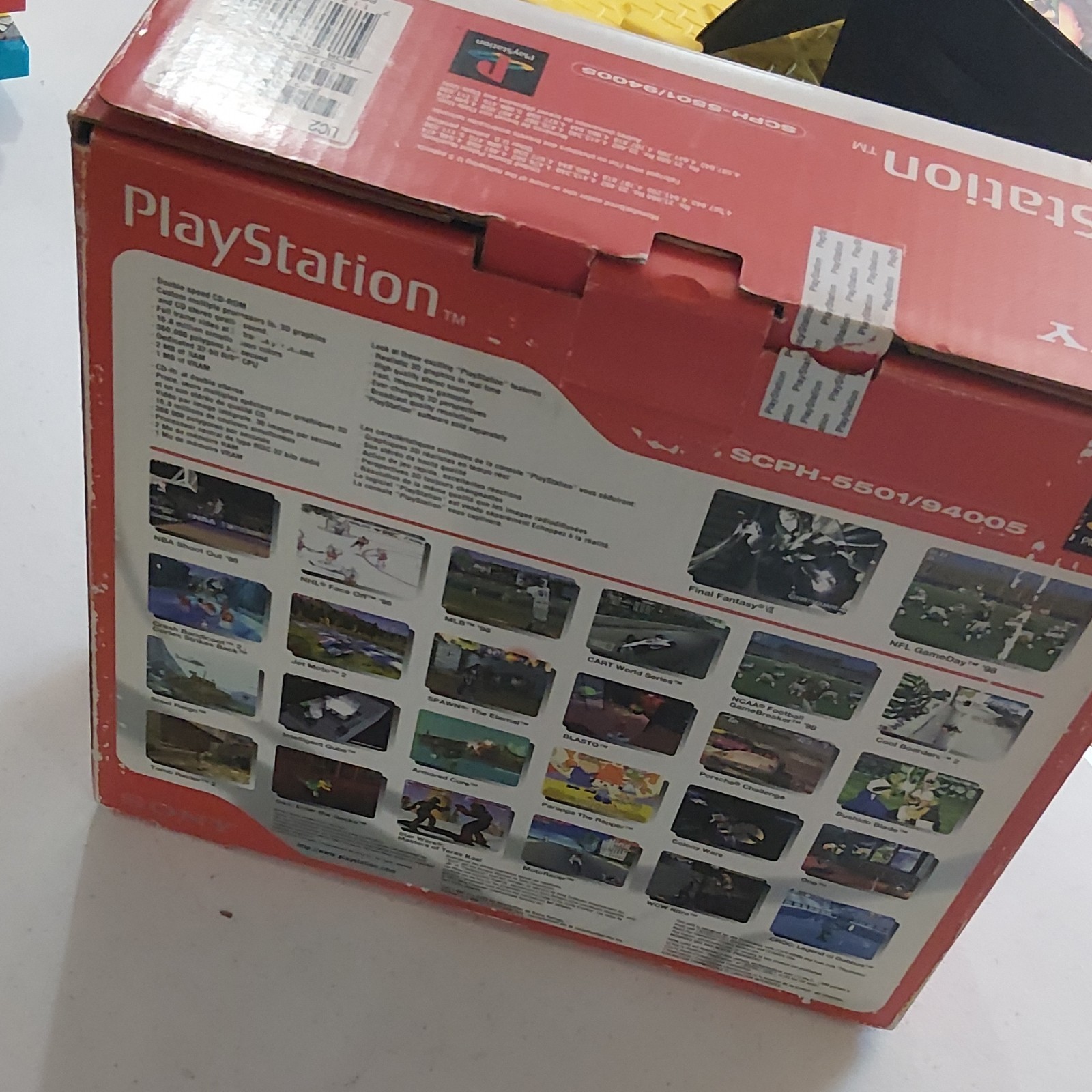 Sony PlayStation SCPH-5501 Gray Console NTSC-U/C Boxed w/ Demo Disc