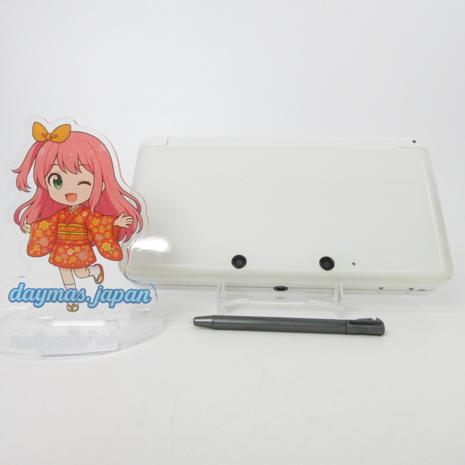 【Very Good】Nintendo 3DS Ice White Console ONLY Japanese Edition #NET0418/01