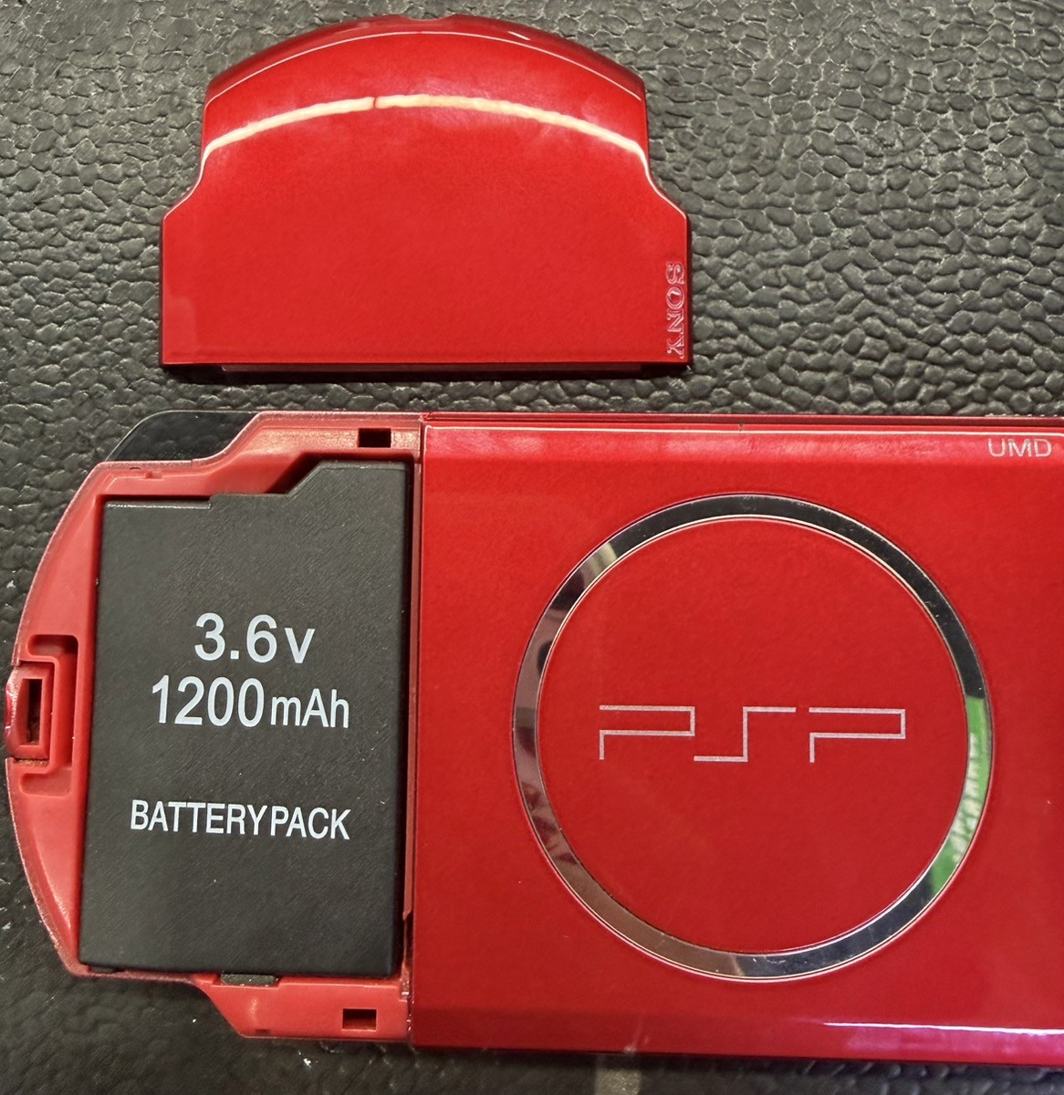 Sony PSP-3000 Handheld Console (Radiant Red) 32GB & Charger (PD3049639)