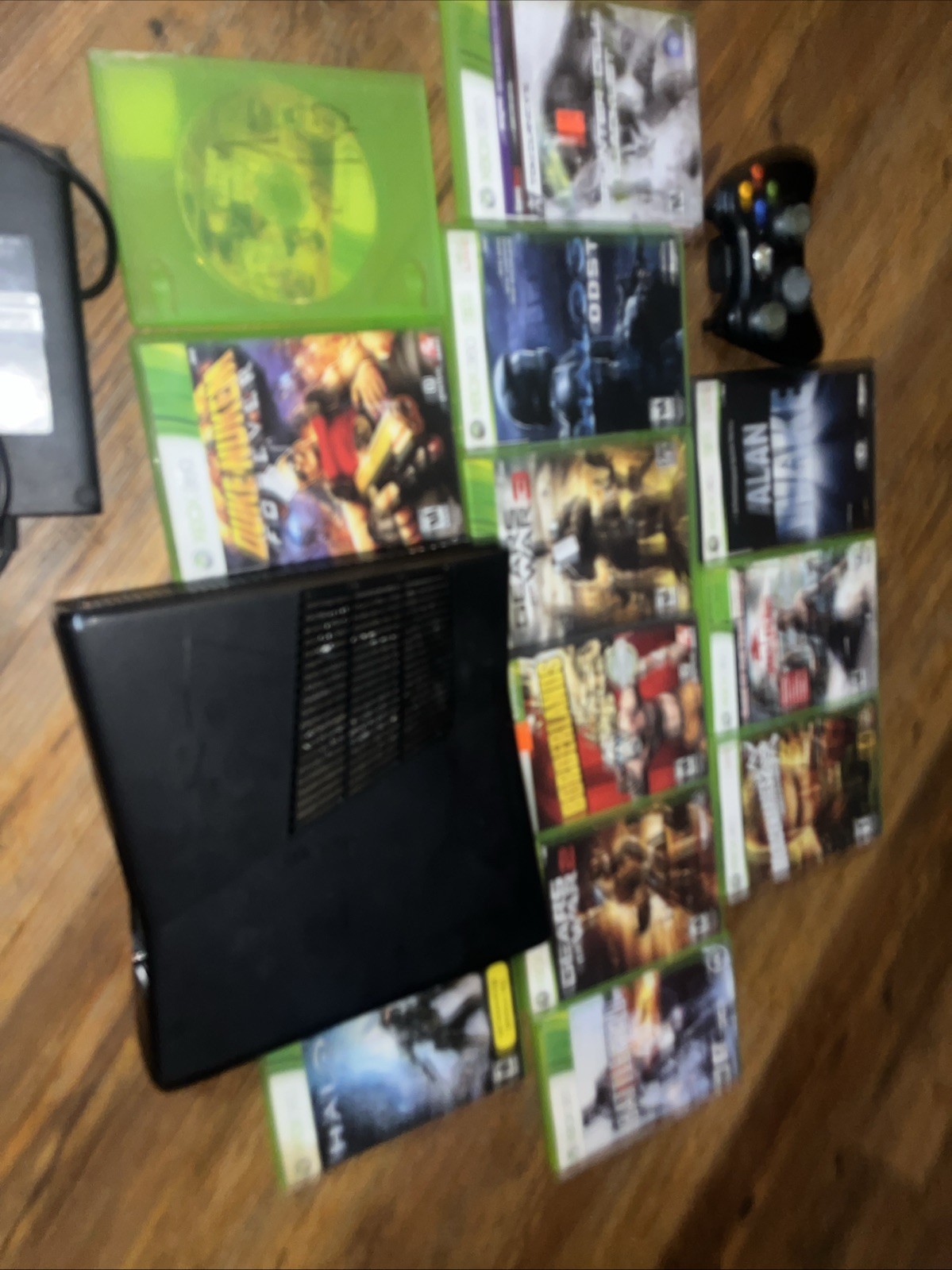 Microsoft Xbox 360 S Black 250gb Console Bundle 11 Games