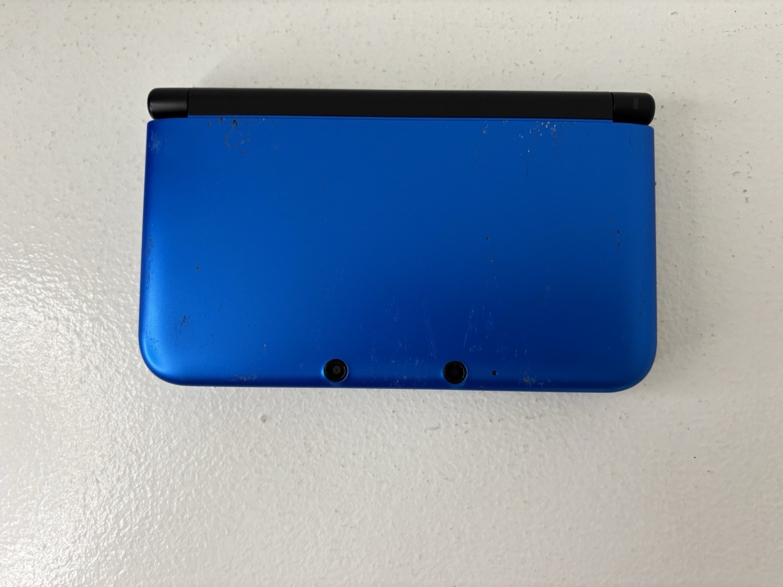 Nintendo 3DS XL Blue/Black Handheld System Wi-Fi w/ Game & OEM Charger Tested