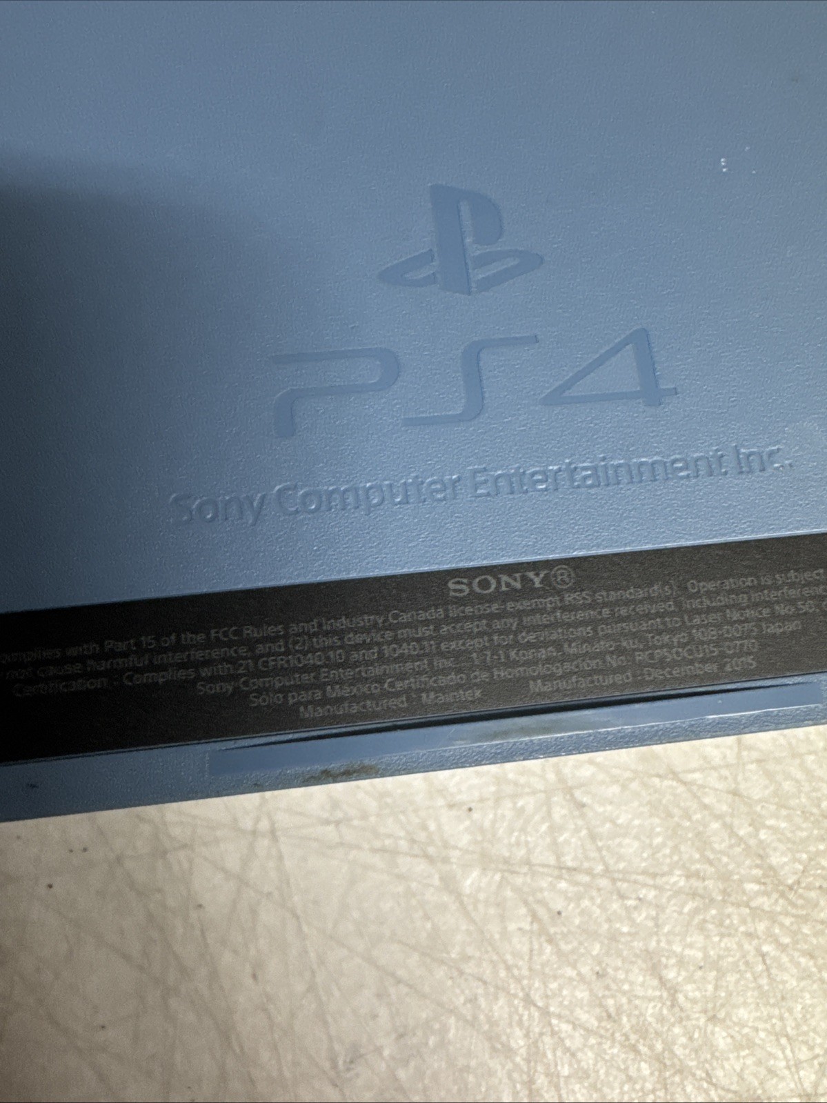 Sony PlayStation 4 PS4 Uncharted Limited Edition Blue Console 500GB CUH-1215A