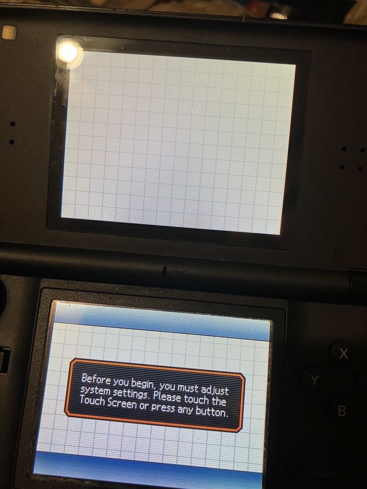 Authentic & Tested Jet Black Nintendo DS Lite With Charger & Stylus, Works, Read
