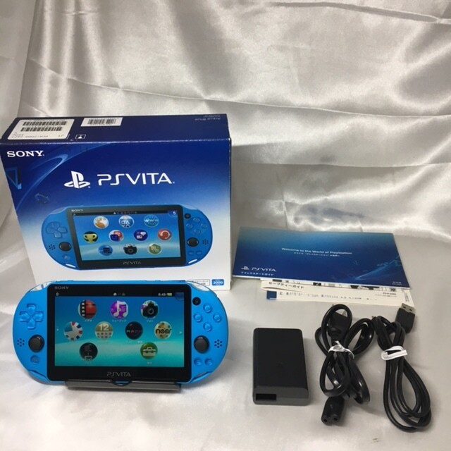 PlayStation PS Vita Wi-Fi Console Aqua Blue PCH-2000ZA23 from Japan region free