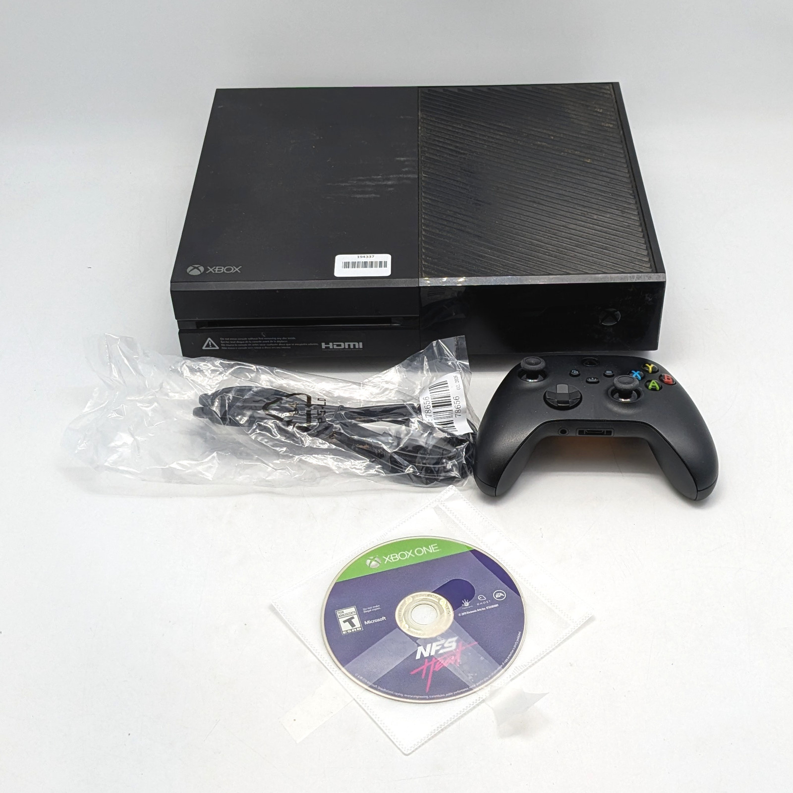 Microsoft Xbox One 500GB Console (1540) W/ Power Cord, Controller & NFS Game