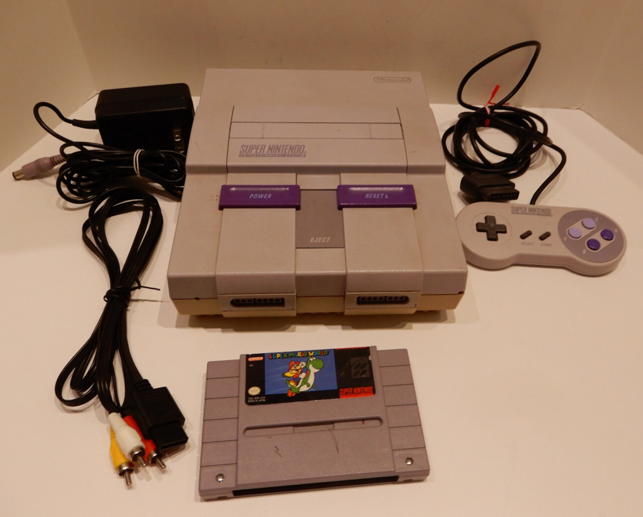 Super Nintendo SNS-001 Bundle Parts Or Repair