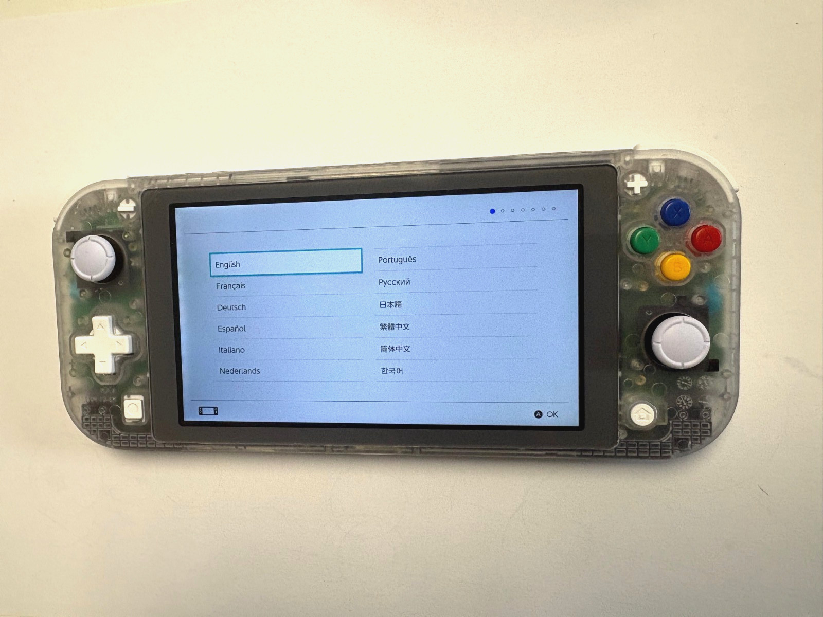 NEW – Nintendo Switch Lite Handheld Console – Transparent / Clear Edition