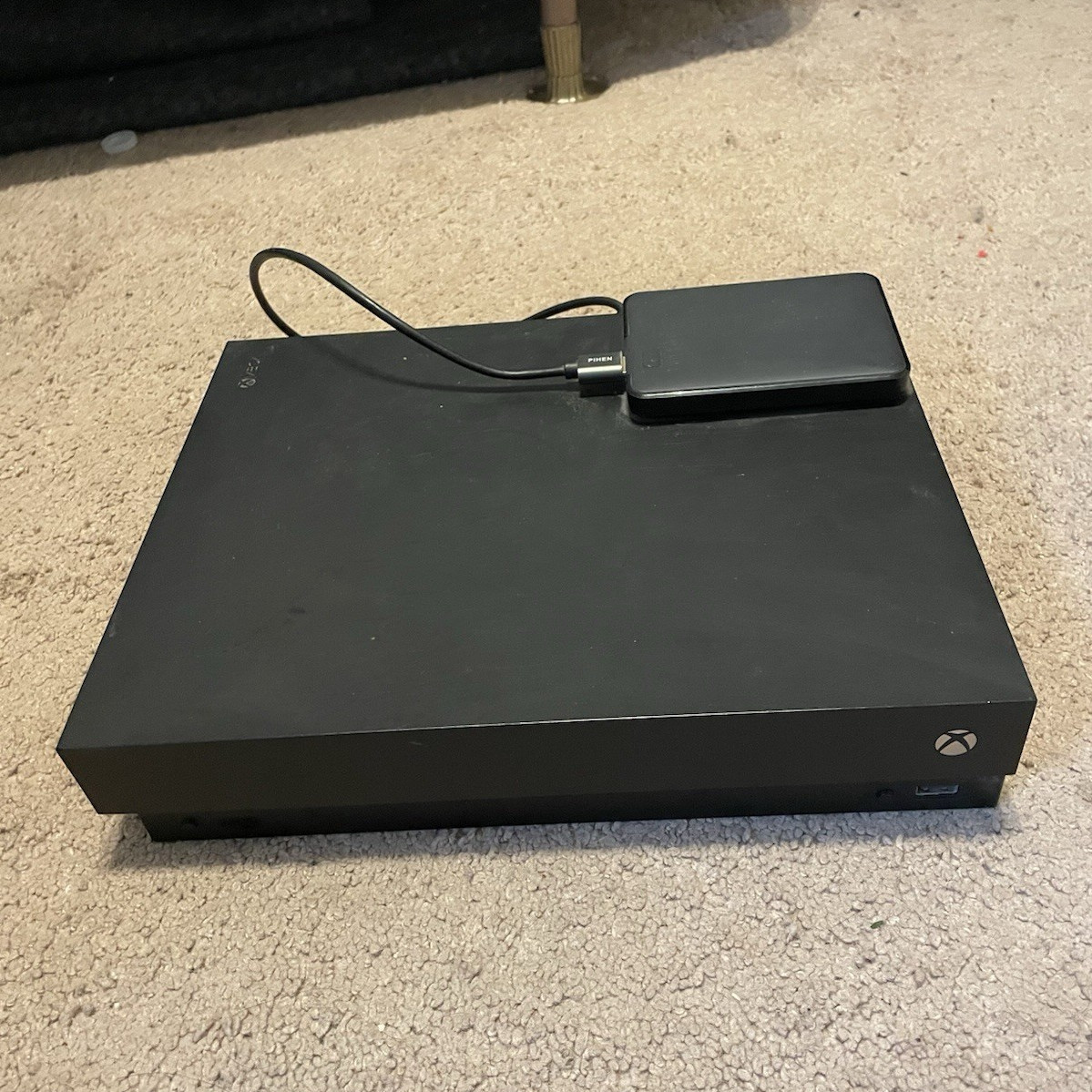 Microsoft Xbox One X , 2TB external Storage, Black Console w/ 2 Controller