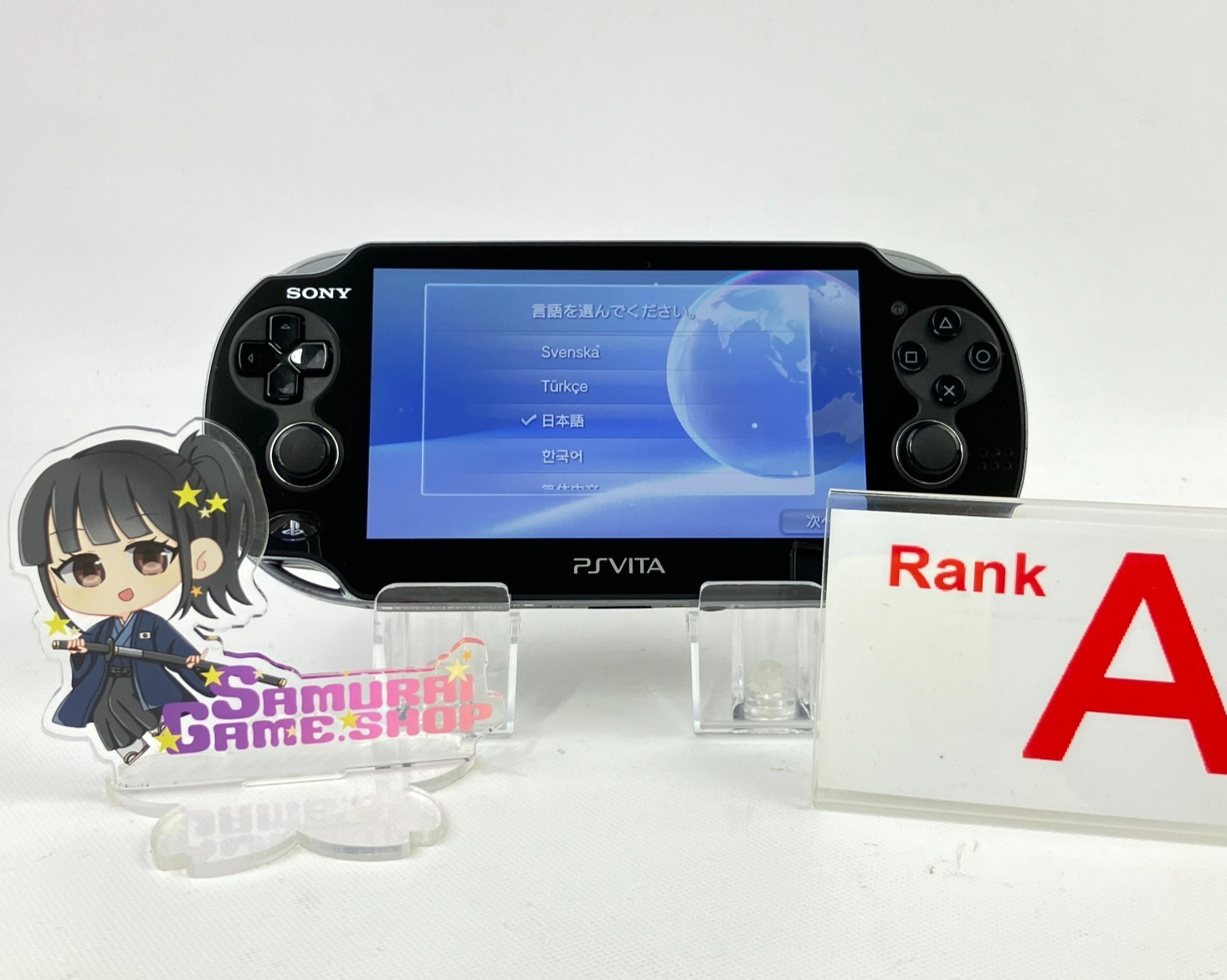 Refurbished PS Vita PCH-1000 Sony PlayStation Crystal Black Console Only Works 3