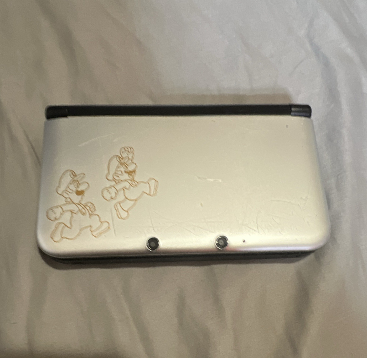 Nintendo 3DS XL Year of Luigi 30th Anniversary Silver/Black Wi-Fi 3D
