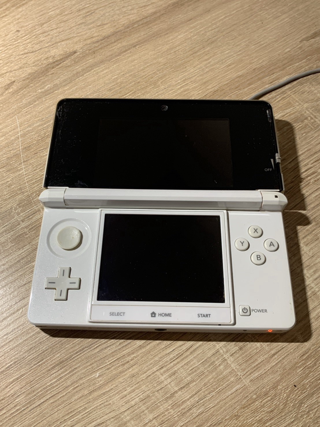 0738 Nintendo 3DS Ice White Normal TESTED 290g