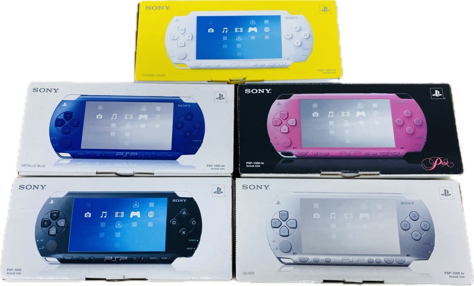 Sony PSP 1000 Console PSP-1000 w/box Various Color Region Free Japanese ver.
