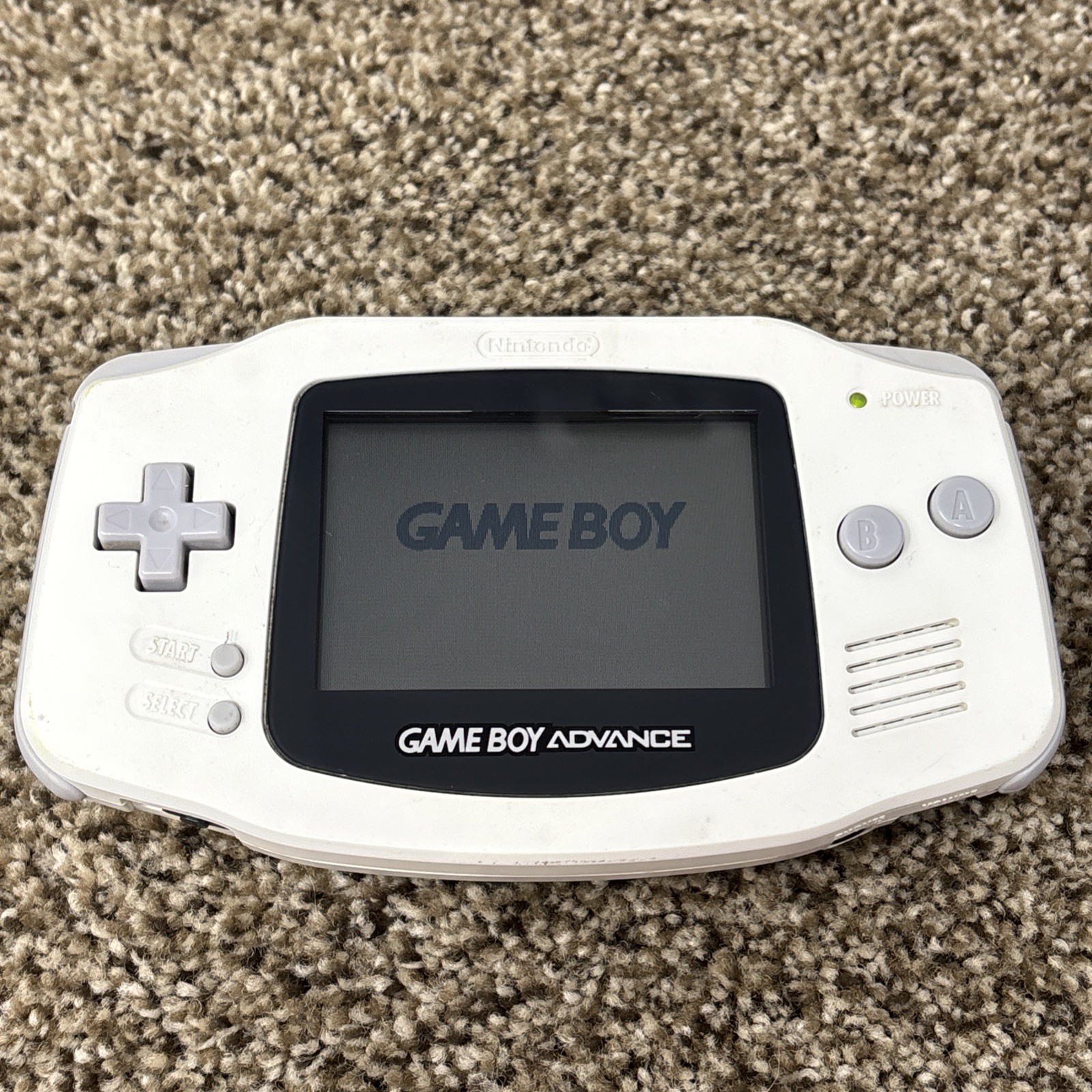 Nintendo Game Boy Advance Glacier White Console Tested